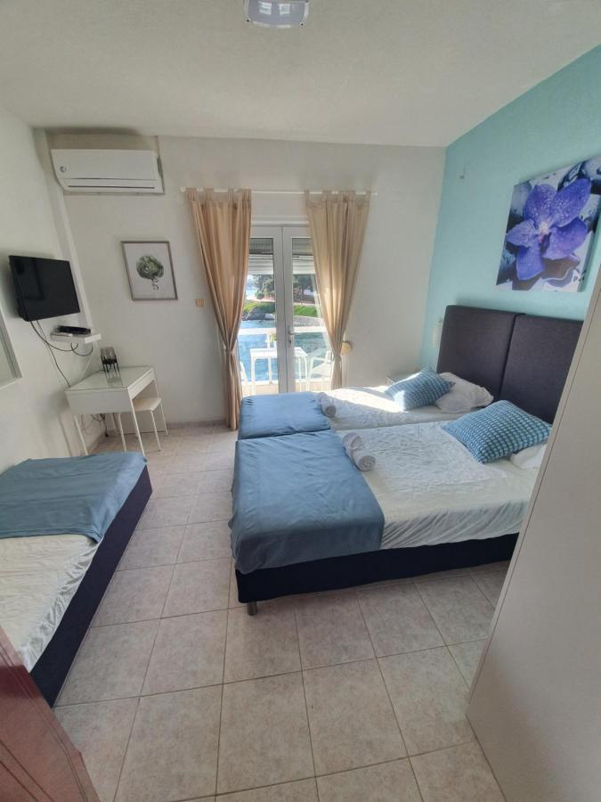 Sunset_Apartments Only 15 Meters From The Sea Неос-Мармарас Экстерьер фото